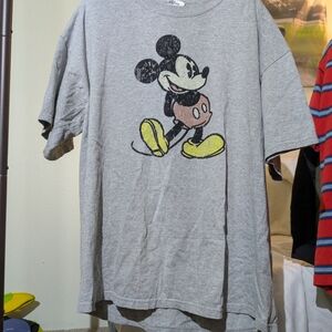 Gray Mickey MouseT-Shirt